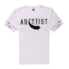 T-shirt / T-shirt blanc à imprimé bon marché à prix élégant